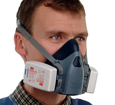 The best selection is: NIOSH approved half facepiece respirator with filters or disposable respirator Filter series N, R,