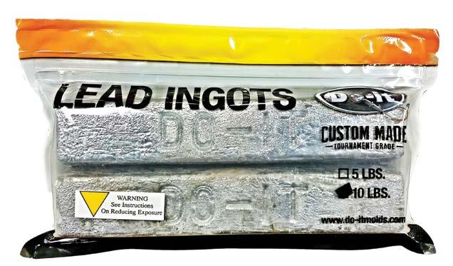 BULK LEAD FROM DO-IT Looking for a reliable source of high quality lead for casting? These ingots are 99.9% pure soft lead. Excellent for those harder to cast jigs and sinkers.