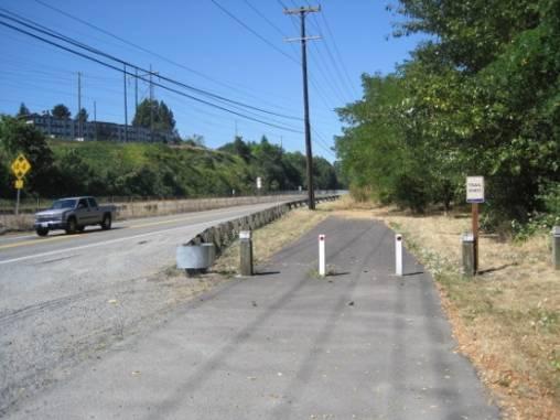 S 102nd St Private road; bridge over the Duwamish River; intersects with E Marginal Way.