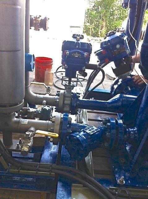 The system may include a remote terminal unit and telemetry, coupled with high-efficiency actuators that require minimal current draw to provide the optimum solution for wellhead and separator