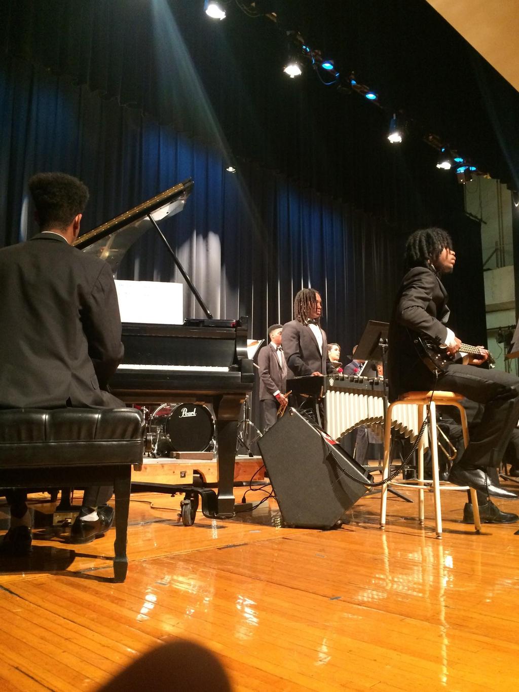 PIANO SOLO AND ENSEMBLE FESTIVAL The following piano majors performed at the Prince George's County Piano Solo & Ensemble Festival. A (1) is the highest possible grade a piano player can receive.