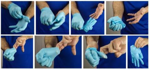 Donning and Doffing PPE Hand Protection Use the