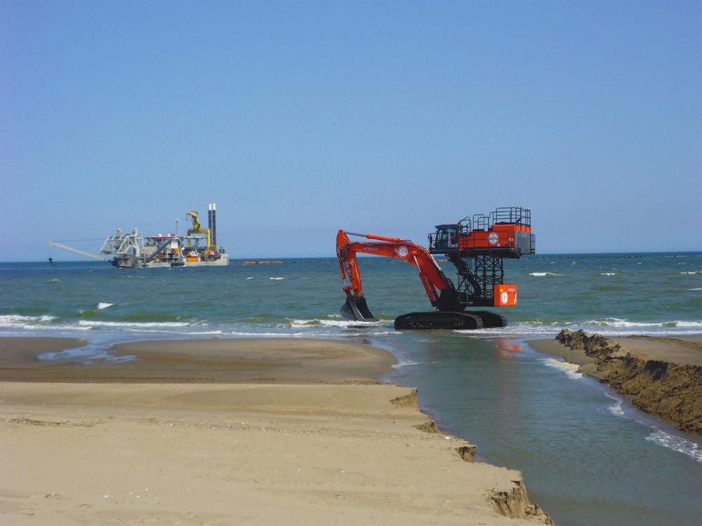 The awarded dredging case included trenching and backfilling the pipeline and umbilical in a common trench.