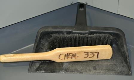 Safety Equipment-Dust Pan & Broom To pick up broken glass or chemical
