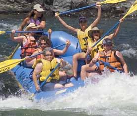 Class III Beginner-Intermediate: Moderate whitewater, exciting but not difficult. Obstacles such as rocks and changes in river gradients are easy to maneuver through and around.