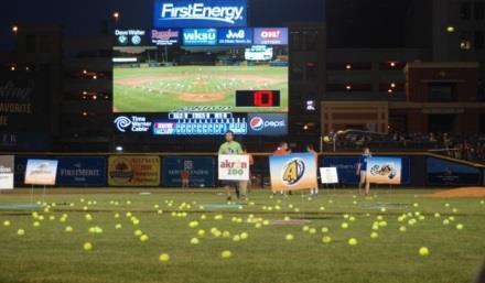 Following every home game, RubberDucks fans can play and win!
