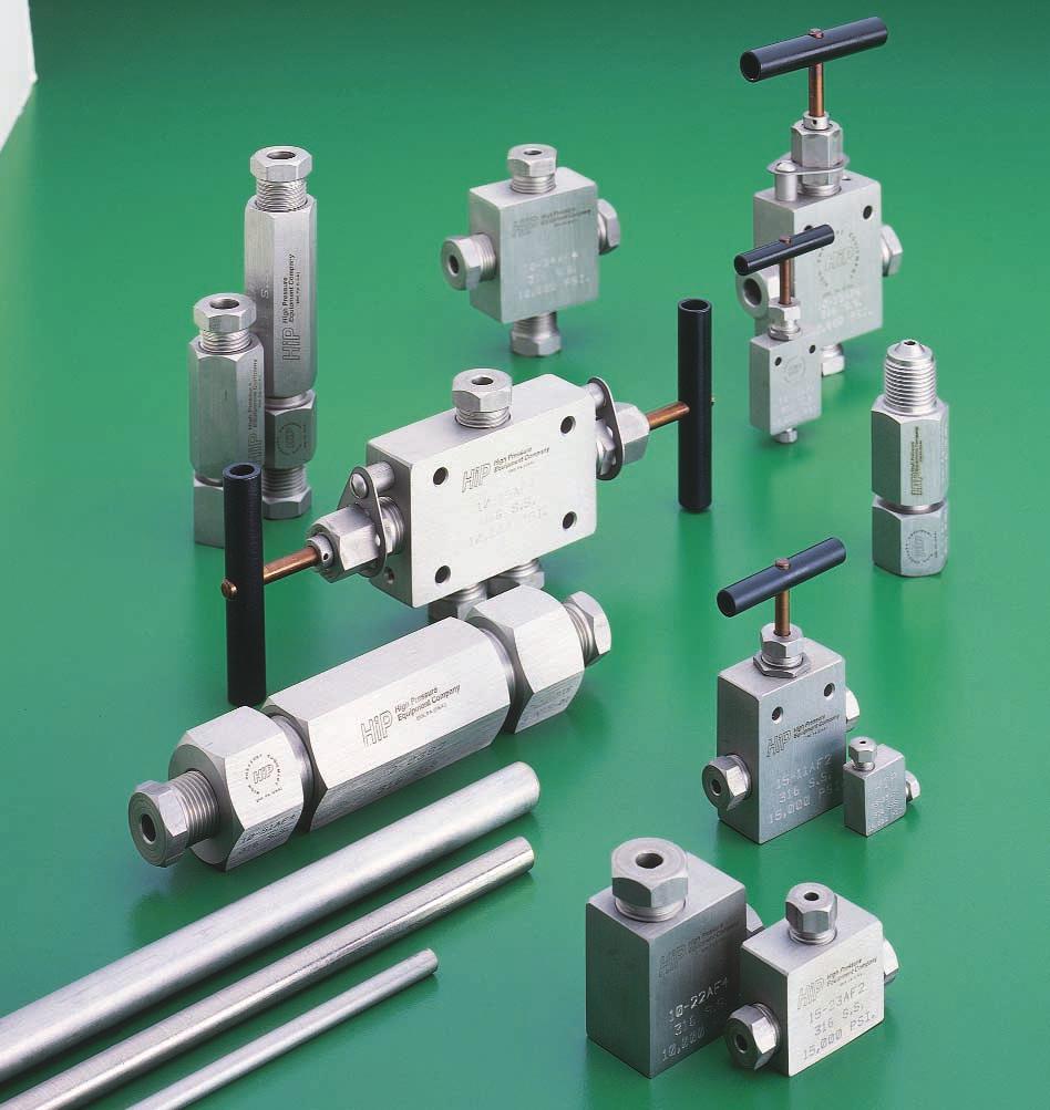 igh quipment Taper Seal Valves, ittings and Tubing 0,000 and,000 psi service igh quipment Company has developed the Taper Seal line of products to assure safe and easy plumbing through,000 psi.