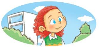 My sister is the girl with curly red hair