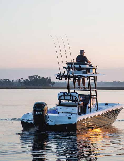 26 Bay Tower Boat Whether chasing tarpon, running channel