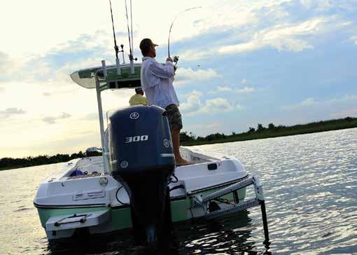 Impress those friends with an abundance of fishing features like the (3) aerated livewells,