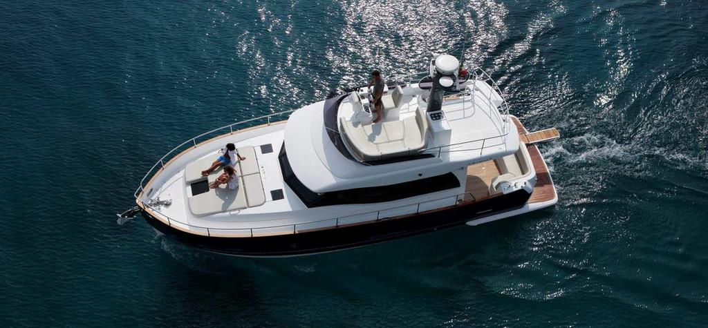 The styling is the result of an ongoing collaboration between Dutch designer Cor D Rover and the Azimut Yachts team, with a special attention to detail - a signature of all top Made in Italy products.