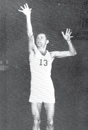 27 against Tennessee State. Andy Sullivan (1942-46) was a two-time team captain during the World War II era playing for Coach Pim Goff.