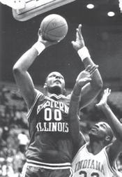 His 1,452 career points rank 8th all-time on the EIU list while he holds the school record for consecutive free throws made with 54, set during the 1978 season.