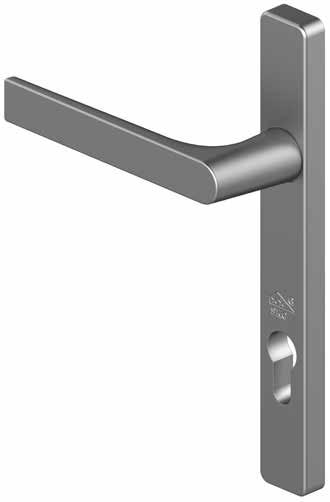 3. Edge Security door handles 3.1. Door handles N 82700L VI N 82700L Standard door handles with long backplate 82700L 21.5 Internal door handle 82700L VI 21.