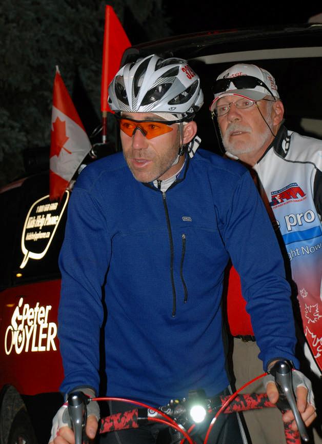 PETER OYLER: We ll get er done this time! By Vic Armijo A RAAM rookie has less than an even chance of reaching the finish.