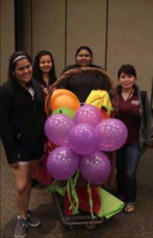 For their creativity and exceptional school spirit, the TAMIU