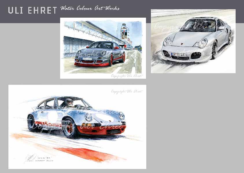 #482 Porsche 997 GT3 Cup - On canvas: 160 x 100 cm, 130 x 80 cm, 100 x 70 cm, 60 x 40 cm - Framed prints: 50 x 60 cm, 40 x 50 cm, 25 x 30 cm #104-A Porsche