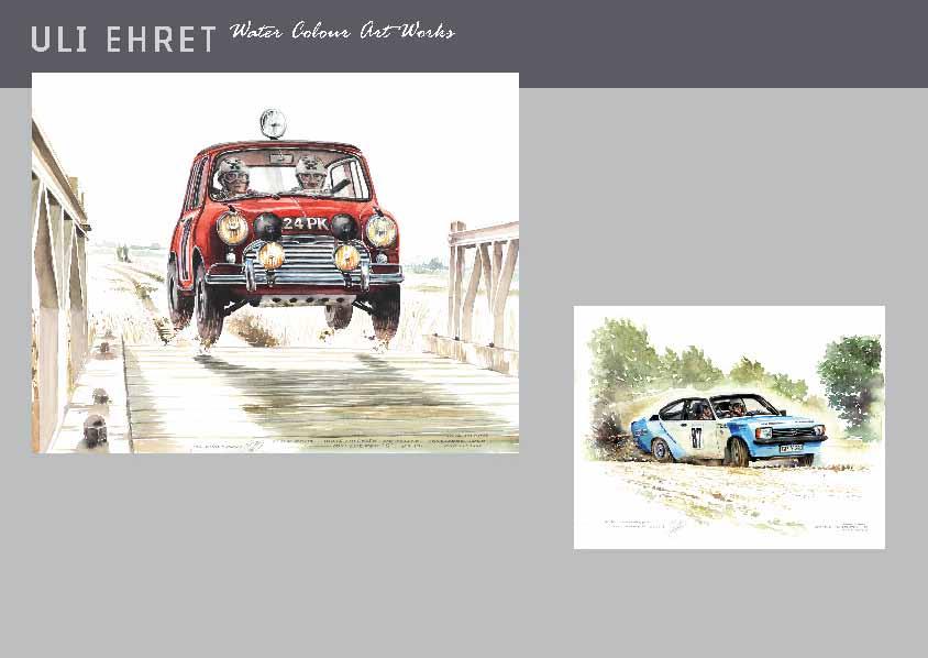 #154 Mini Cooper PK24 RAC Rallye / UK 1964 - On canvas: 160 x 120 cm, 130 x 100 cm, 100 x 70 cm, 50 x 70