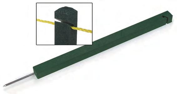 FAIRWAY Rope Stakes Bevelled top and an angle cut allows the rope to be easily inserted.