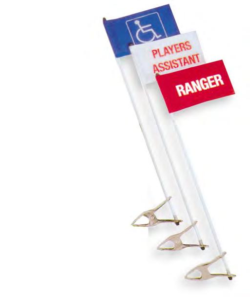 CARTS & CART ACCESSORIES Cart Key Tag Large, easily visible plastic tag Features cart etiquette on one side