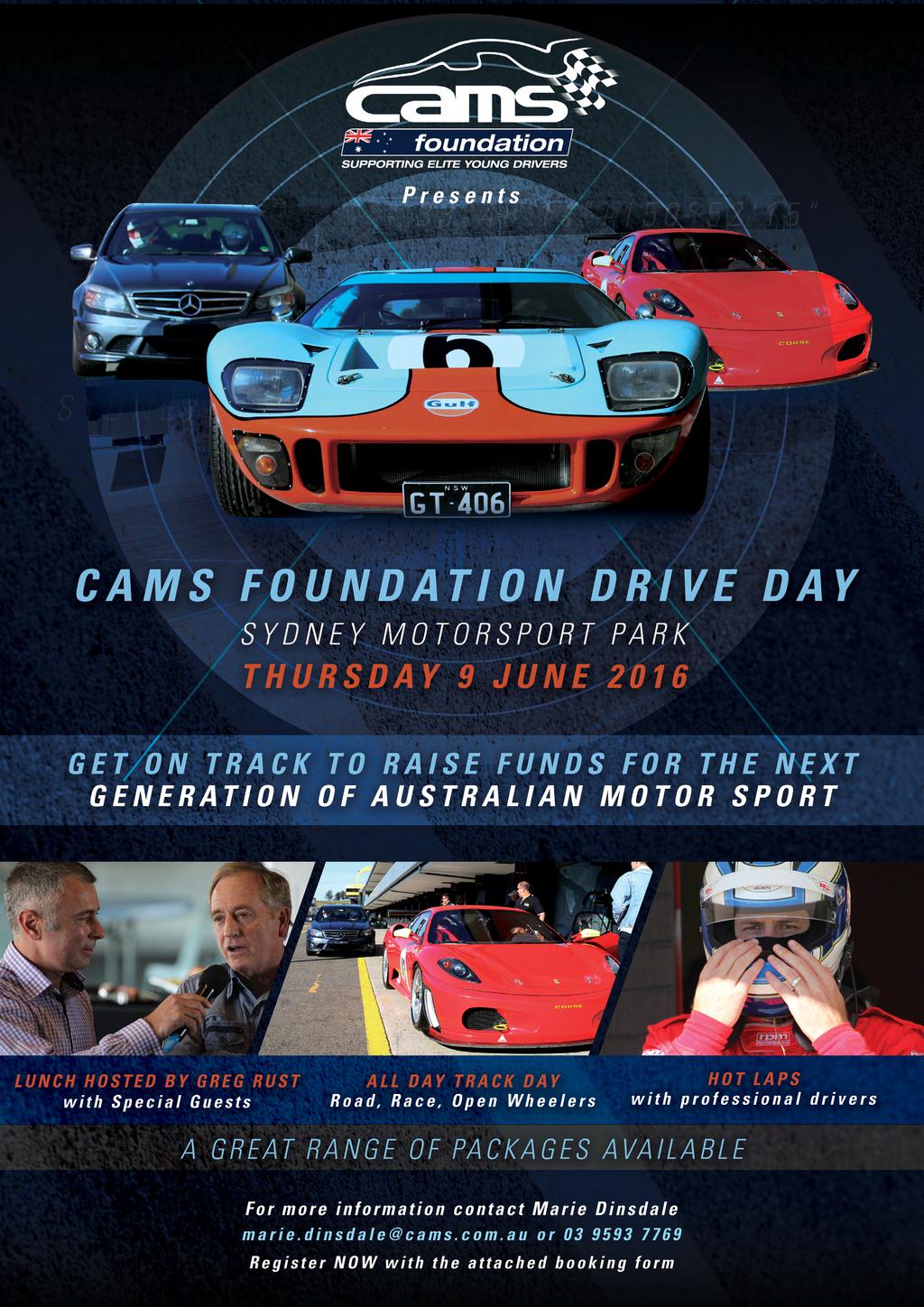CAMS Foundation Drive Day www.cams.com.