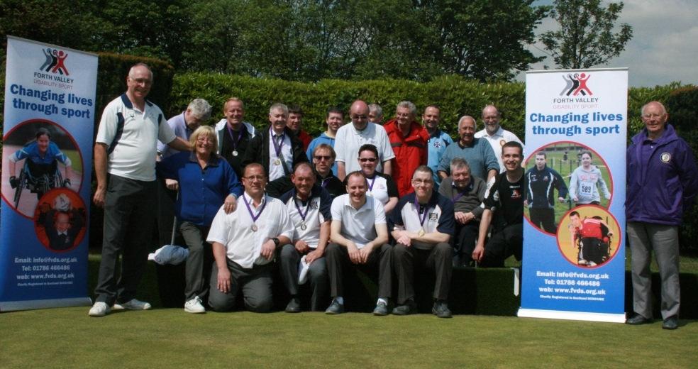 If you have any information or stories for the next edition email : Issue 15 Forth Valley Disability Sports First Regional Lawn Bowls Championships 15 Adults from the Forth Valley area came to Alloa