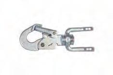 available for both 9-foot and 6-foot TurboLite PFLs Steel Carabiner; 1" (25.4 mm) D-Ring Swivel Hook 3/8" (9.