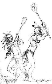 LACROSSE HISTORY Lacrosse was a game to prepare the Cherokee Indians for war. The match could spend some days and from 100 to 1000 people could participate during the match.