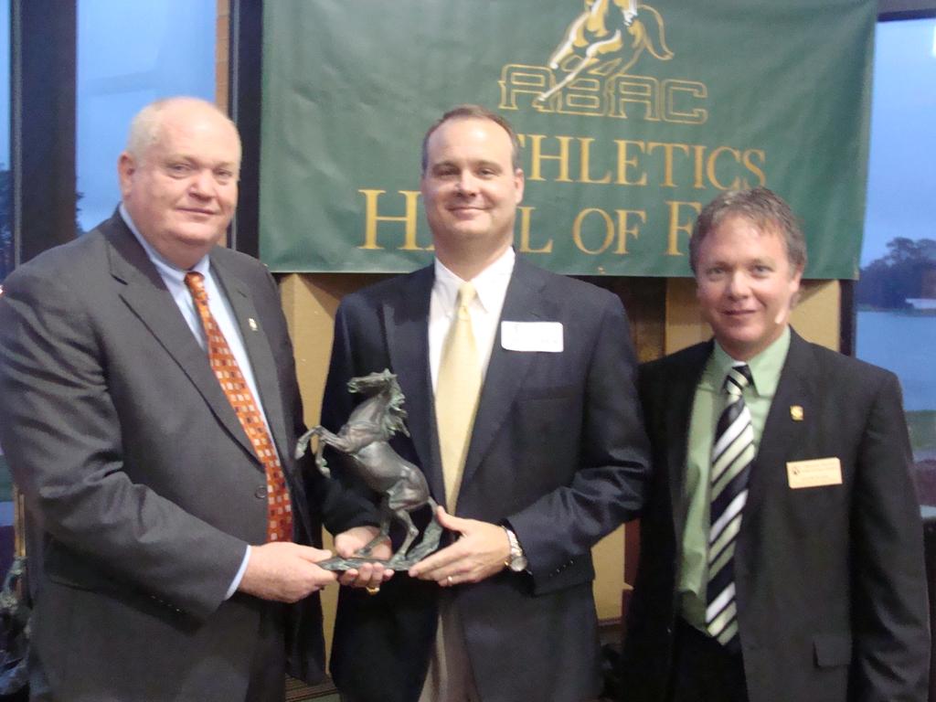 Dr. Greg Tanner from Douglas was recently inducted into the Abraham Baldwin Agricultural College Athletics Hall of Fame.