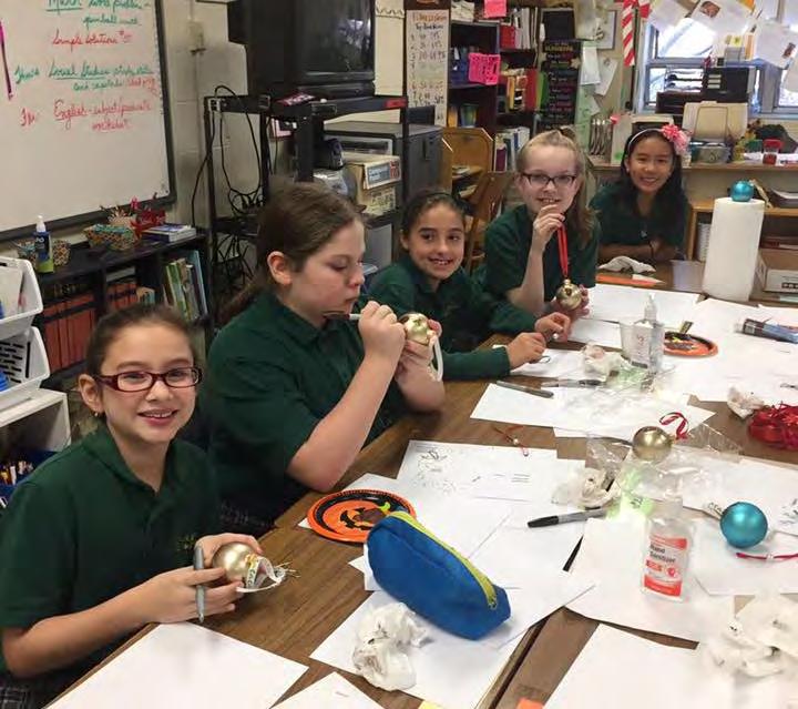 On Wednesday, December 21, they had a Christmas party. They also participated in the Christmas Carol contest. This is when you change the words of a Christmas carol.