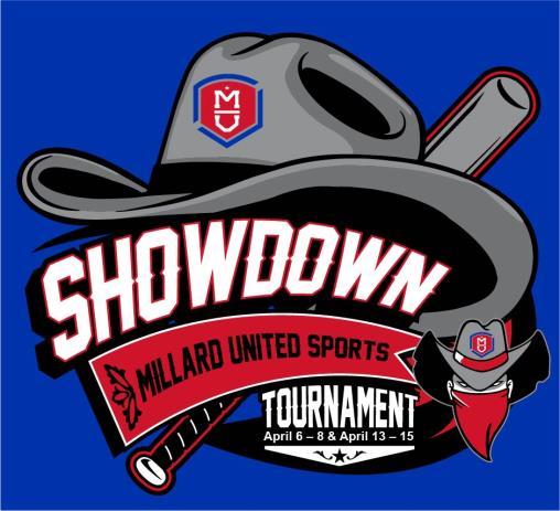 United Sports with Spring Important Notes 1. Team Names Will Be on The Back of A/B/C Options Showdown - Baseball Tournament Merchandise AND your Team Name in the memo 2.