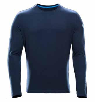 30 SHORE SHORE 31 27M201 T-SHIRT L/S Lightweight, ultra-soft cotton jersey with 5% elastane Treated