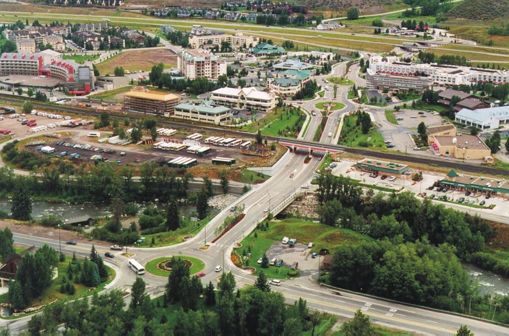 Avon, CO: Five Roundabout Corridor Replaced Traffic Signals 1997