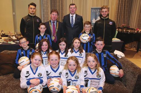 However good the professional models were, they couldn't raise the same cheers as our own models from the U10 girls and boys up to the older lads and lassies who added the vital Craughwell United