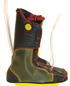 up and align your ski boot canting boot shell customisation Foam injected liner (optional upgrade) A special liner with space between the inner an outer material is used to