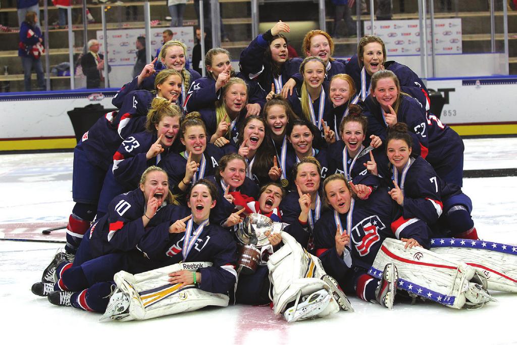 144% growth in participation (female USA Hockey registration numbers) 89% growth in NCAA Division I programming As USA Hockey