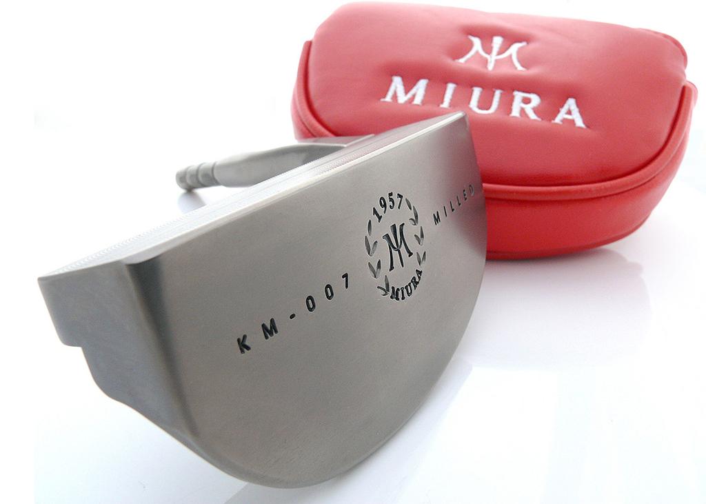 Putters KM-00, KM-30, and KM-007 The Miura putters represent the family's recognition that once you get on the green, you need the quality of