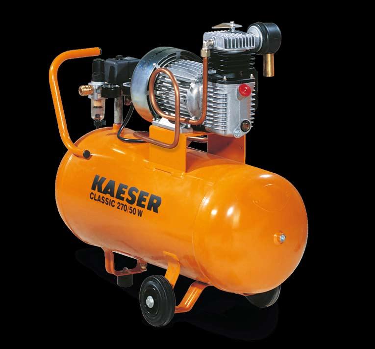 Classic Quality at a glance The components in every Classic Workshop compressor are manufactured to Kaeser's stringent quality standards to ensure unrivalled reliability and performance.