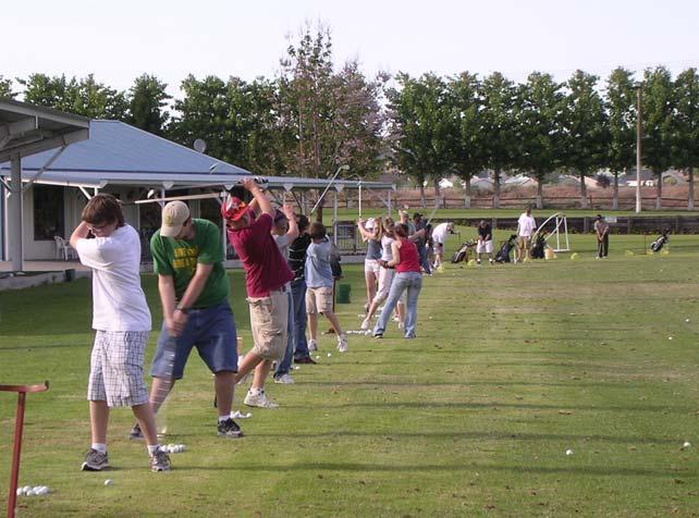 Driving Range Program Free youth clinics conducted by local NCPGA