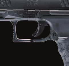 01 Optional magazine release The PPQ is also available with a magazine release on both sides, distinguishing it from the M2 version.
