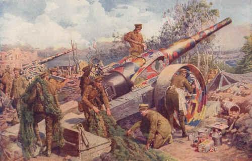 Change 2: Artillery Became More Powerful For much of the war, all day, every day, artillery would pound the enemy s trenches with hundreds of shells.