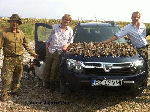 Forfeit including all shooting fees 100, 00 EUR - For the hunts in the Danube Delta there is an addition of price of 15 %.