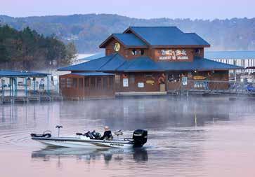 A Missouri fishing license is required and can be obtained from the Marina. Contact Bent Hook Marina at ext. 7161 for fishing report and reservations.