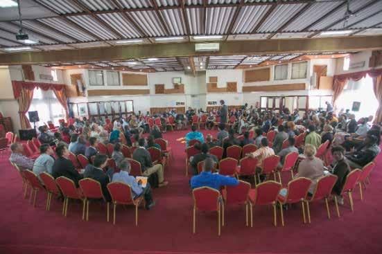 22 23 Communication and Campaigns Participants at the Open Space Forum to discuss SGR passing through Nairobi National Park WildlifeDirect uses the press and social media to reach decision makers and