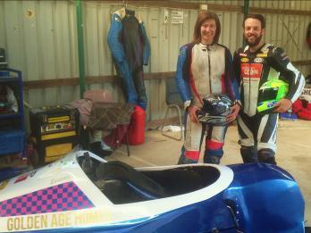 Cam Donald was lucky enough to ride and passenger on the Clancey F2 Sidecar at the recent Come & Try Day.Chrissie loved the experience too! Meeting Cam Donald (TT superstar) was amazing.