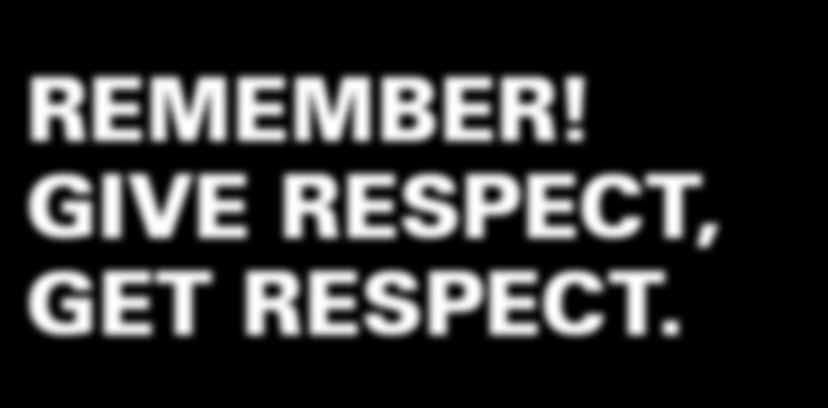 Distribute information about Respect through club newsletter and websites. Ensure all players and club officials sign their Respect Code of Conduct.