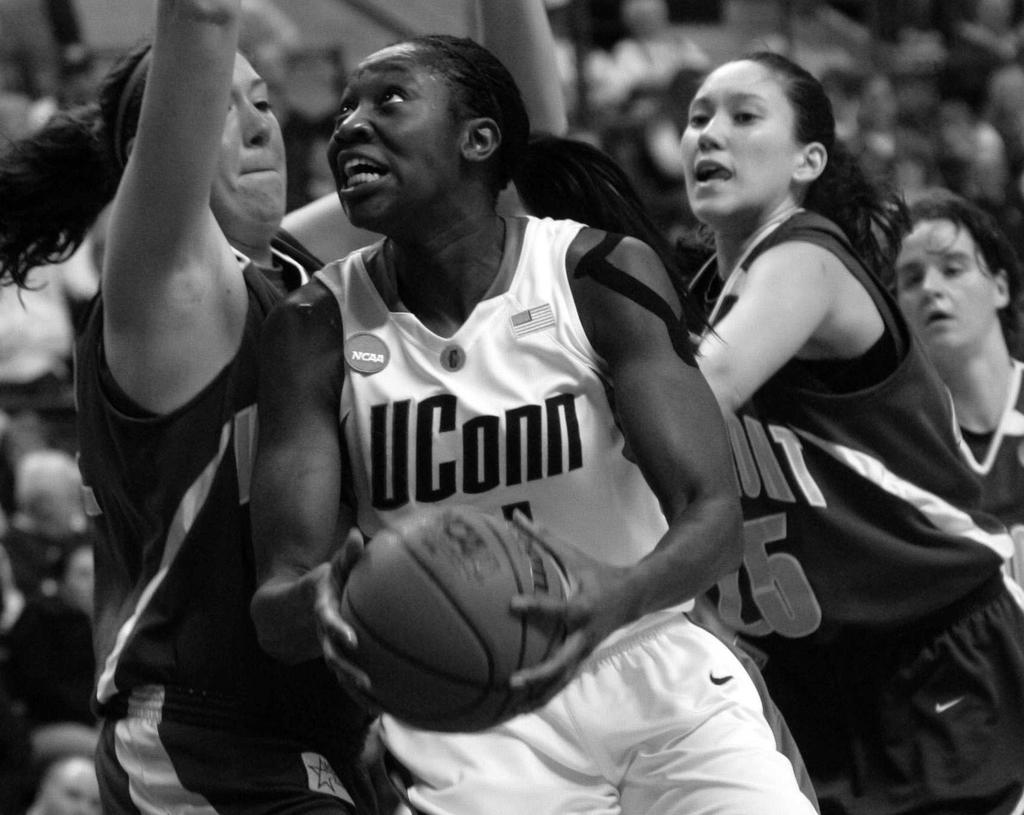 TINA CHARLES CONTINUED... CHARLES GAME-BY-GAME OPP. MIN FG-A 3-PT FT-A OR DR REB PF A TO B S PTS Northeastern 18 11-17 0-0 4-8 6 7 13 1 2 2 0 0 26 vs.