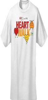 receive a Heart Walk T-Shirt (minimum $100 raised) and prize certificate (minimum
