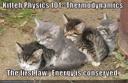 Energy Energy is always conserved - neither increased nor decreased. However, it can be converted to heat. (in Ch.