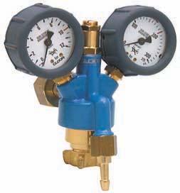 Pressure Regulator with Pressure Indication Art. 6700 Mini pressure regulator with pressure and contents gauges (including rubber protection) and integrated safety valve.
